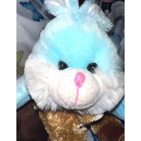 5 Plush Animal Toy Bundle Bear 2-Dogs Rabbit & Squirrel Soft Material Approx 6-8 - Picture 5 of 6